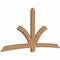 Ekena Millwork Davenport Timber Gable Bracket, Western Red Cedar, 108"W x 54"H x 3 1/2"D x 5 1/2"F, 12/12 Pitch GBW108X54X0406DAV00SWR - alternate 3